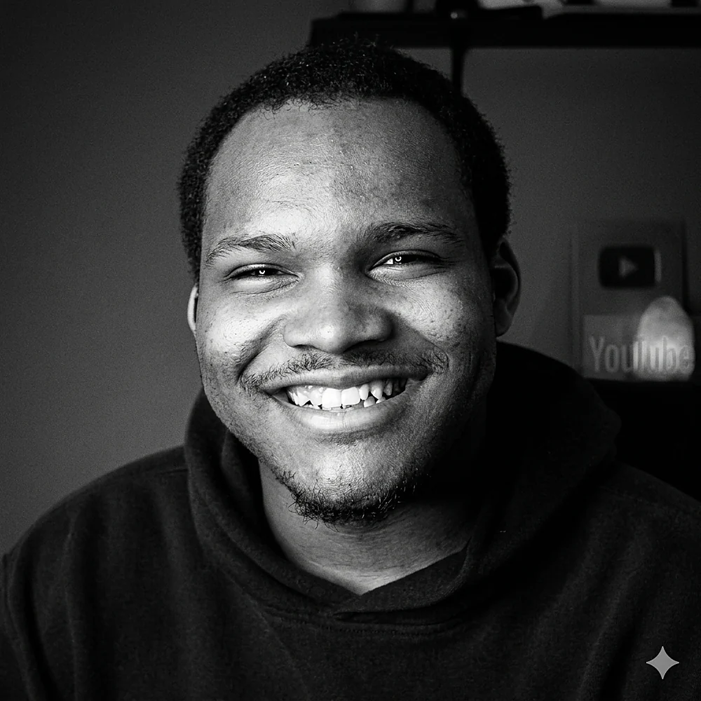 Michael Saunders Jr. smiling
